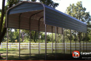 12' X 36' Rv Carport Regular Metal Roof Facade Example for Metal Carport For Camper