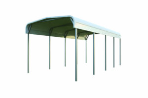 12X12 Metal Carport Single Car Carport  General Steel Shop Image Example of 12 X 30 Metal Carport