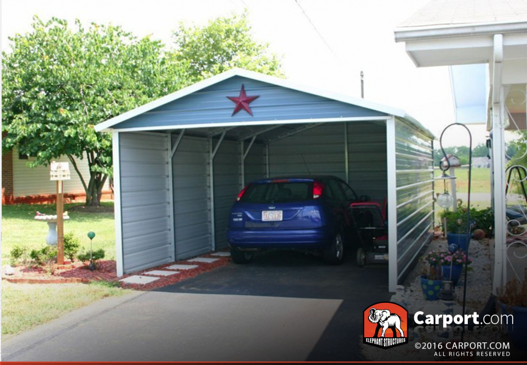 10 Charming 1  Car  Metal Carport   caroylina com