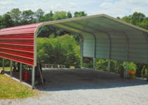18X21 Regular Roof Metal Carport Picture Sample of 18X21 Metal Carport