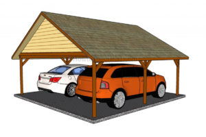 19 Cozy Two Car Carport Plans Collection  House Plans Facade Example in Wood Carport Plans Free