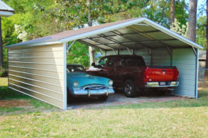 20X26 Two Car Metal Carport Picture Example for 20X26 Metal Carport
