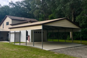 24X30 Carport  Central Florida Steel Buildings And Supply Picture Example for 24X30 Metal Carport
