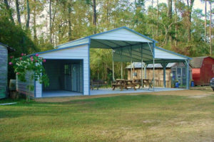 9 Gorgeous Custom Steel Carport Ideas – Victory Buildings Picture Example in How To Dress Up A Metal Carport