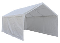 Abba Patio 12X 20Feet Heavy Duty Carport Car Canopy Shelter With Steel  Legs And Sidewalls White  Walmart Image Sample for Carport Canopy Tractor Supply