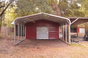Awesome Metal Carport Garage — Mile Sto Style Decorations Facade Sample of Used Metal Carport