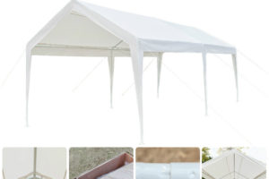 Awnings  Canopies Heavy Duty Portable Garage Canopy Tent 10 Photo Example of Heavy Duty Portable Garage Carport Car Shelter Canopy