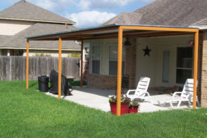 Build A Lean To Carport Side Of House Standing Patio Cover Facade Example in Diy Carport Lean To