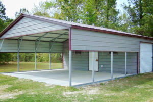 Carport Shed Combo Plans  Tuff Shed Keystone Kr 600 Picture Example for Metal Carport Combo Units