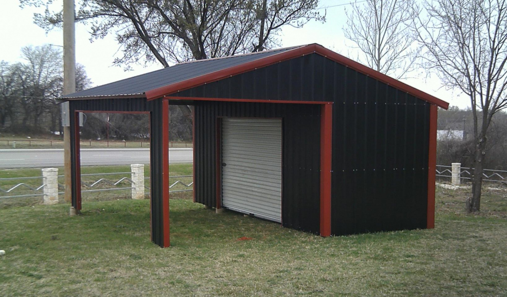 how to enclose a carport cheaply How to enclose metal carport