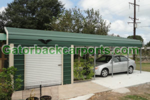 Combo Units Carports With Storage  Gatorback Carports Picture Sample in Metal Carport With Storage