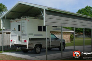 Details About 18′ X 21′ 2 Car Carport Vertical Roof Image Sample of Metal Carport 18X21