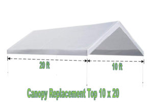 Details About Carport Replacement Canopy Top Cover For Tent 10 X 20 Ft Image Sample of Carport Canopy Replacement Top