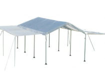 Details About Shelterlogic Maxap Canopy Extension Kit White 10 X 20 Ft Photo Sample in Metal Carport Length Extension Kits