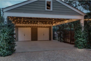 Enclosed Metal Buildings Carport To Garage Before And After Picture Example for Enclosed Carport Ideas