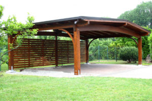 Holzcarport  Arco  Proverbio Outdoor Design Image Example in Pergola Carport Designs