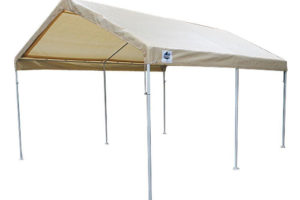 King Canopy 10 Ft W X 20 Ft D 6Leg Universal Canopy In Tan Photo Sample for King Canopy 10 X 20 Ft Canopy Carport 6 Legs