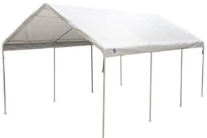 King Canopy 12 Ft W X 20 Ft D Universal Canopy In White Facade Example for Carport Canopy 12 X 20