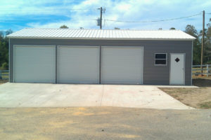 Metal Carport Garage Design — Mile Sto Style Decorations Facade Sample in Metal Carport With Garage Door