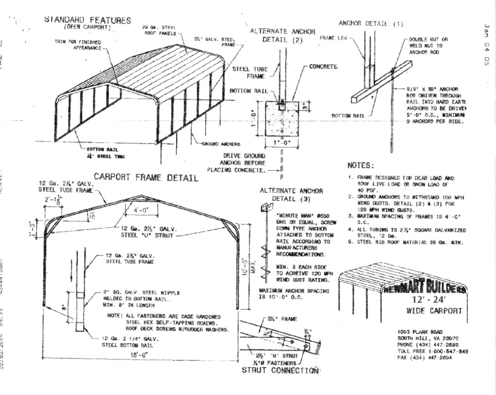 Carport Sizes