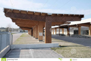 Modern Wooden Carport Stock Image Image Of Shed Protection Photo Sample of Modern Timber Carport