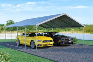 New York Metal Carports  Steel Carports  Free Delivery Image Sample in Metal Carport New York