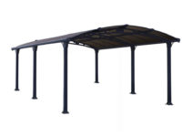 Palram Arcadia 5000 12 Ft X 16 Ft Carport Car Canopy And Shelter Picture Sample for 12 X 16 Metal Carport