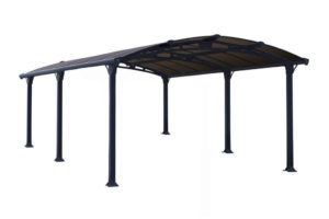 Palram Arcadia 5000 12 Ft X 16 Ft Carport Car Canopy And Shelter Picture Sample for 12 X 16 Metal Carport