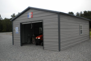 Portable Metal Garages Styles — Mile Sto Style Decorations Picture Example for Portable Enclosed Carport