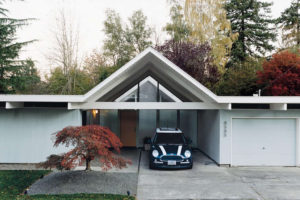 Portland Mid Century Modern House Carport  Mid Century Home Photo Sample for Mid Century Modern Carport
