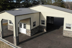 Preengineered Steel Buildings  Metal Carports  Barns Facade Sample for Metal Carport Manufacturers