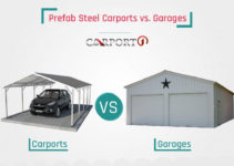 Prefab Steel Carports Vs Garages  Carport1  Medium Image Sample in Prefab Steel Carport