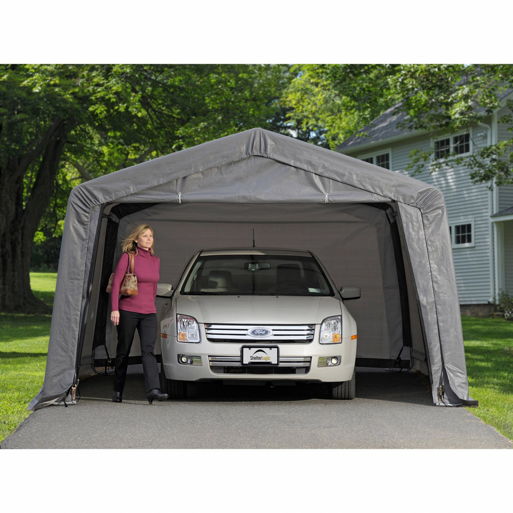 8+ Good Shelterlogic Portable Garage Canopy Carport 10' X ...