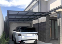 Single Cantilever  Cantaport Picture Sample for Residential Cantilever Carport