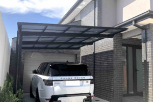 Single Cantilever  Cantaport Picture Sample for Residential Cantilever Carport
