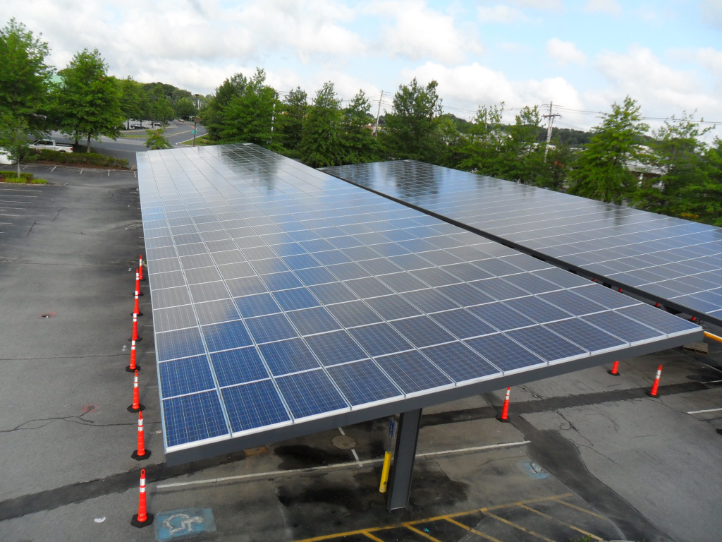 Asymmetric Solar Carport