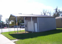 Storage Shed Metal Carport With Carports Attached Leonie Picture Sample of Storage Shed With Attached Carport