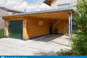 Wooden And Modern Carport Stock Photo Image Of Roofing Photo Sample for Modern Wooden Carport